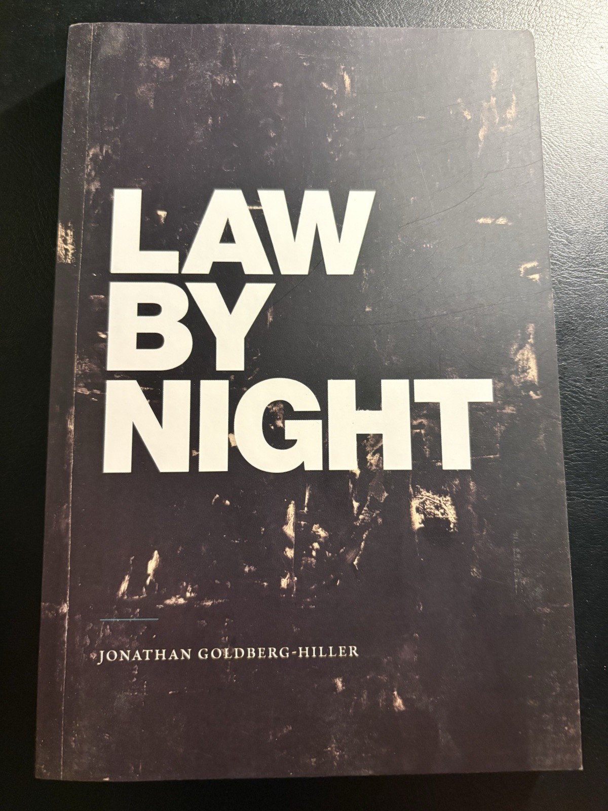 Law By Night Jonathan Goldberg-Hiller 2023 Duke University Press Legal Studies