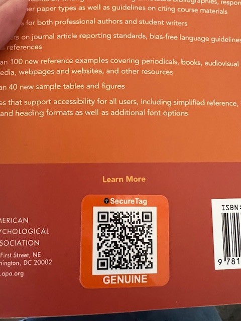 Publication Manual (OFFICIAL) 7th Edition of the American Psychological…