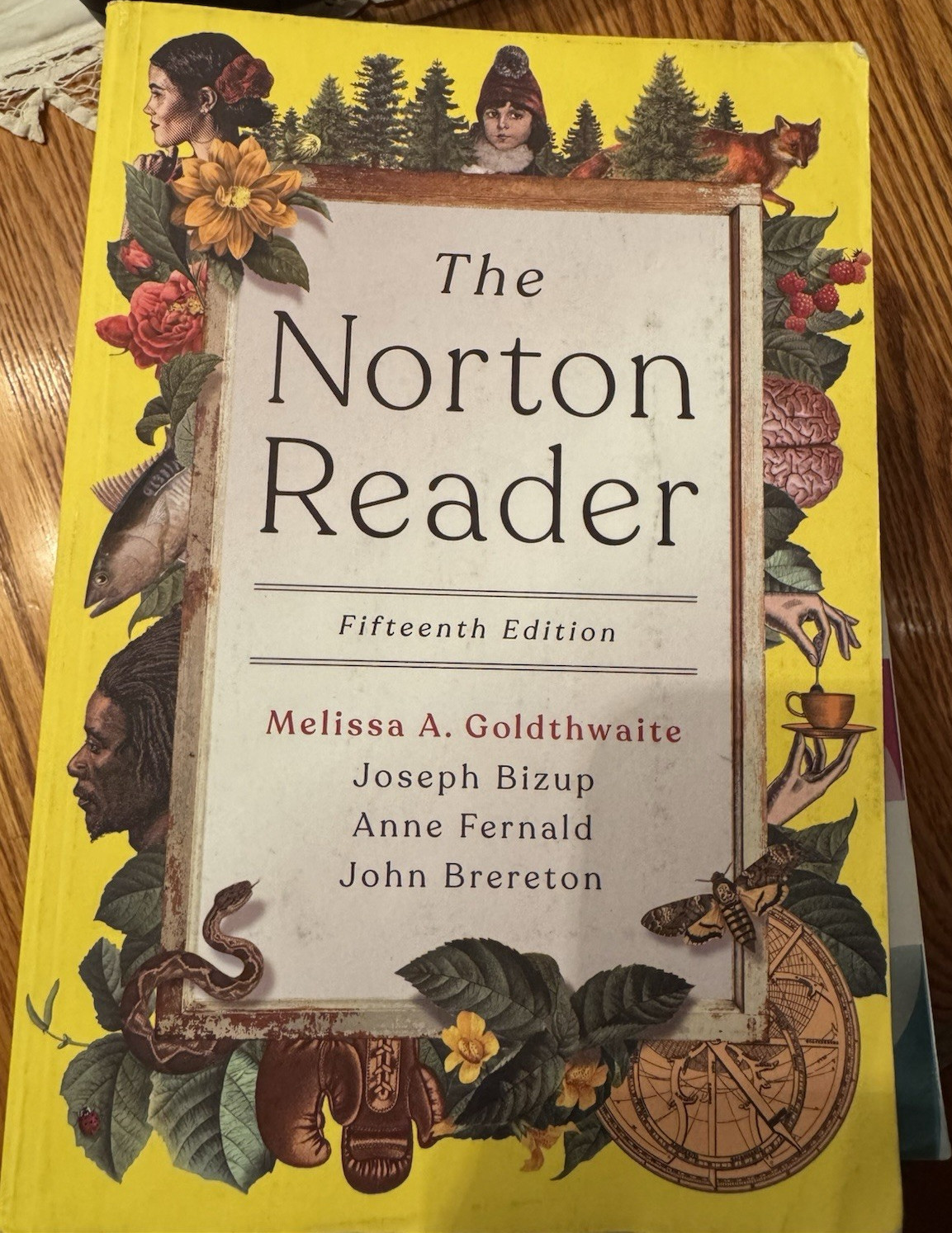 The Norton Reader 15th Edition Textbook Goldthwaite Bizup Fernald Brereton