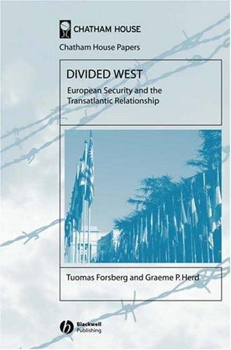 Divided West : European Security and the Transatlantic Relationship, Paperbac…
