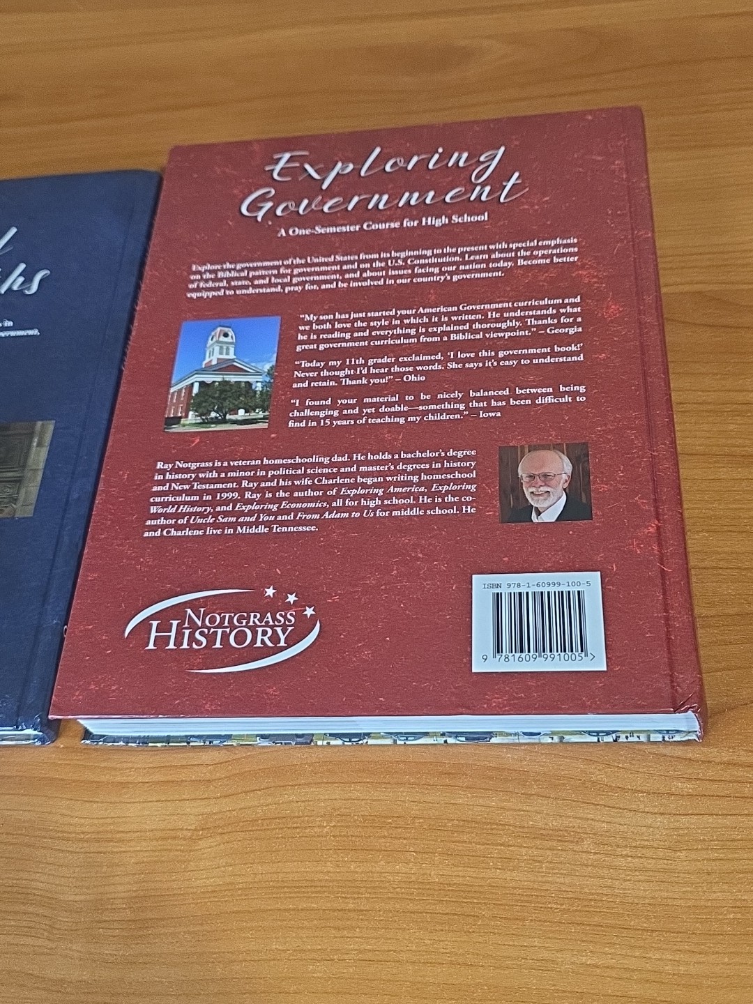 EXPLORING GOVERNMENT•Complete Hardback Textbook Set•HOMESCHOOL High School