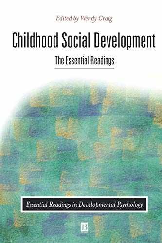 Childhood Social Development: The – Paperback, by Craig Wendy – Very Good