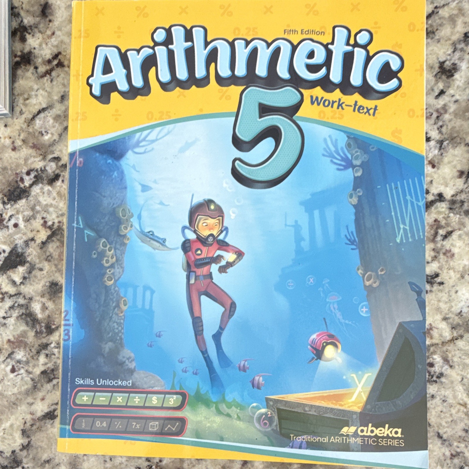 Abeka Arithmetic 5 Work-Text 5th Edition + Quizzes, Tests & Speed Drills