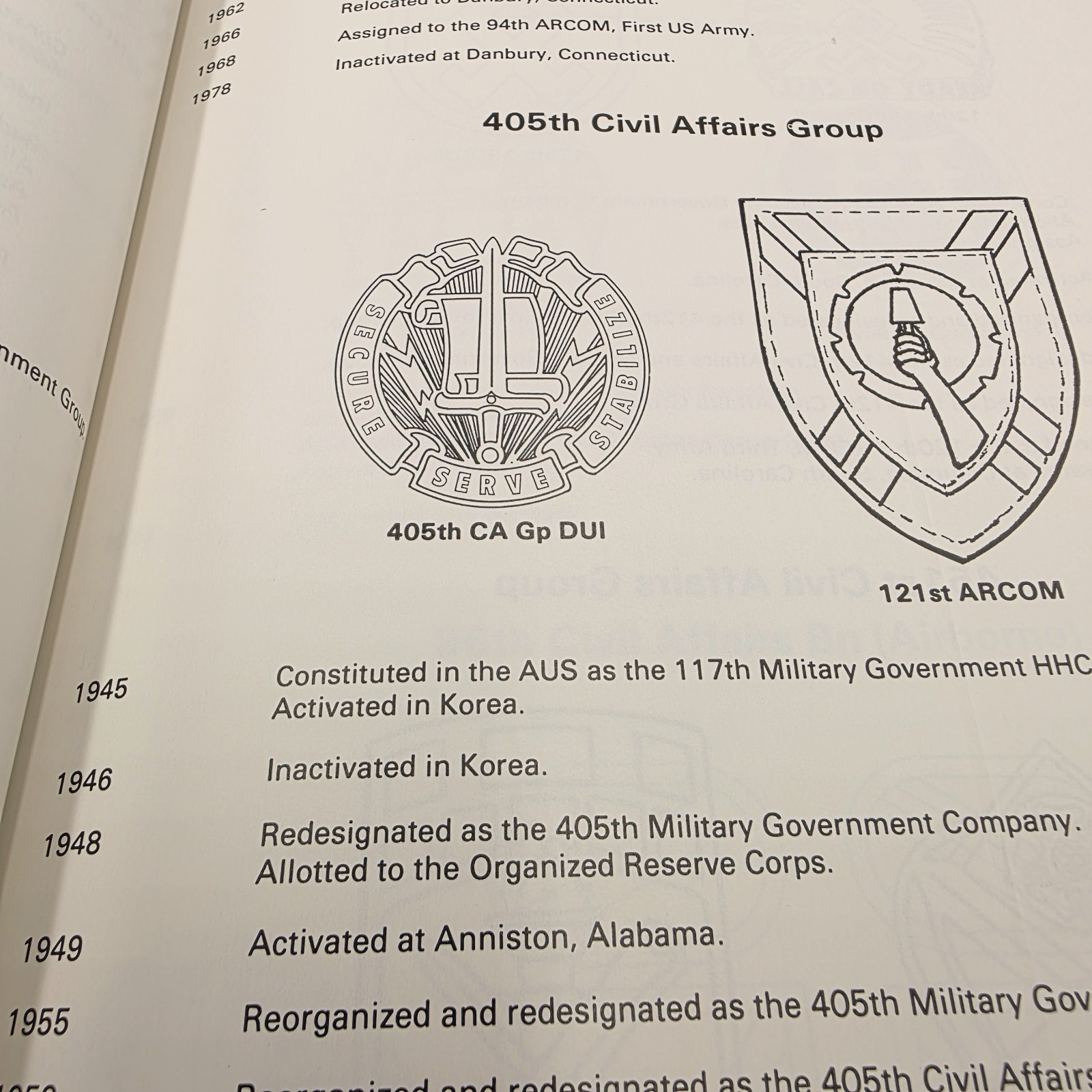 A Concise History of U. S. Army Special Ops Forces Lineage and Insignia *SIGNED*