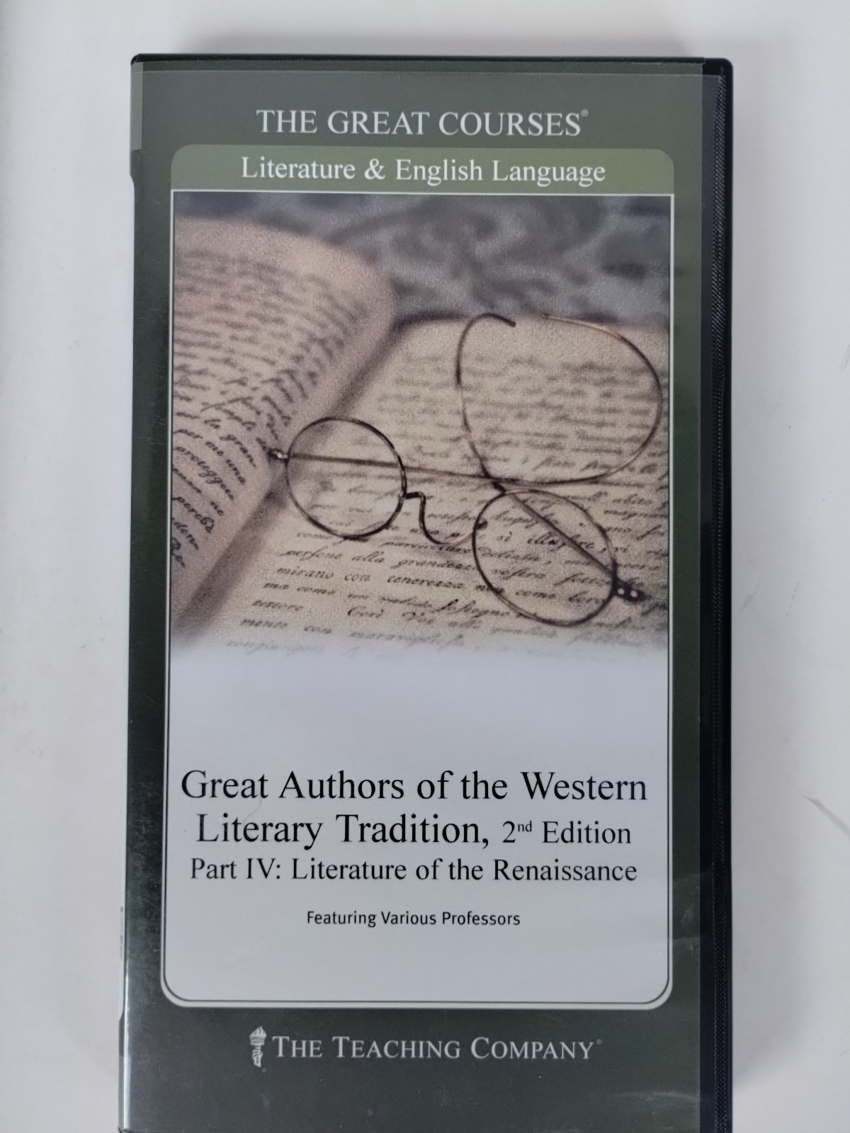 Great Authors of the Western Literary Tradition 2nd Edition Great Courses 3-4-5