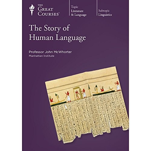 The Great Courses: The Story of Human Language – DVD By John McWhorter – GOOD