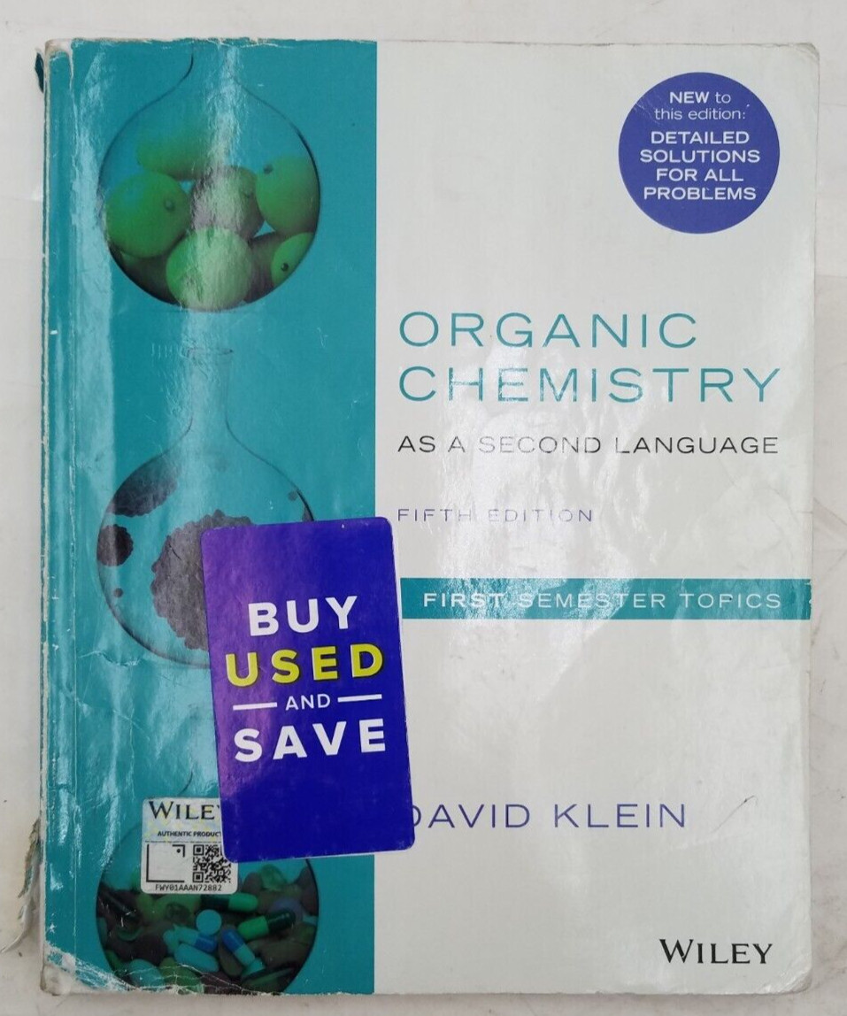 Organic Chemistry as a Second Language: First Semester Topics 5th Edition