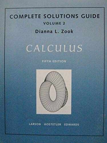 Complete Solutions Guide – Misc. Supplies, by roland-e-larson-etc – Acceptable