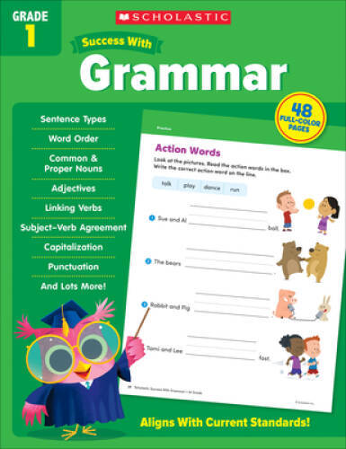 Scholastic Success with Grammar Grade 1 – Paperback – GOOD