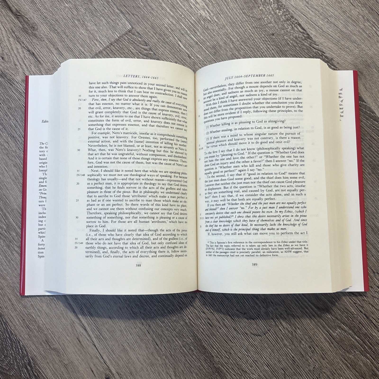 The Collected Works of Spinoza, Volume I & II Philosophy Lot of 2 Edwin Curley