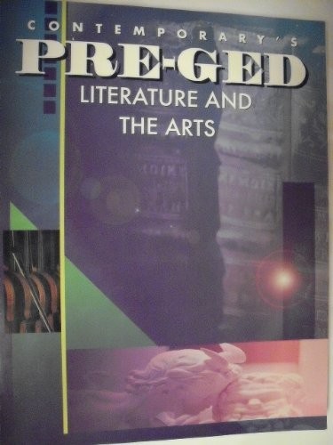 PRE-GED LITERATURE & THE ARTS By Contemporary Inc. Books **Mint Condition**