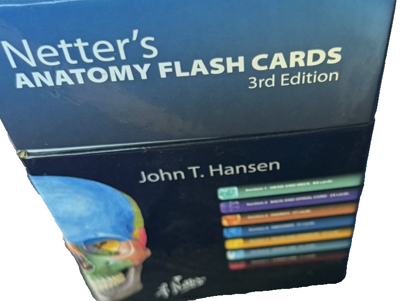 Netter’s Anatomy Flash Cards: Third Edition by John T. Hansen