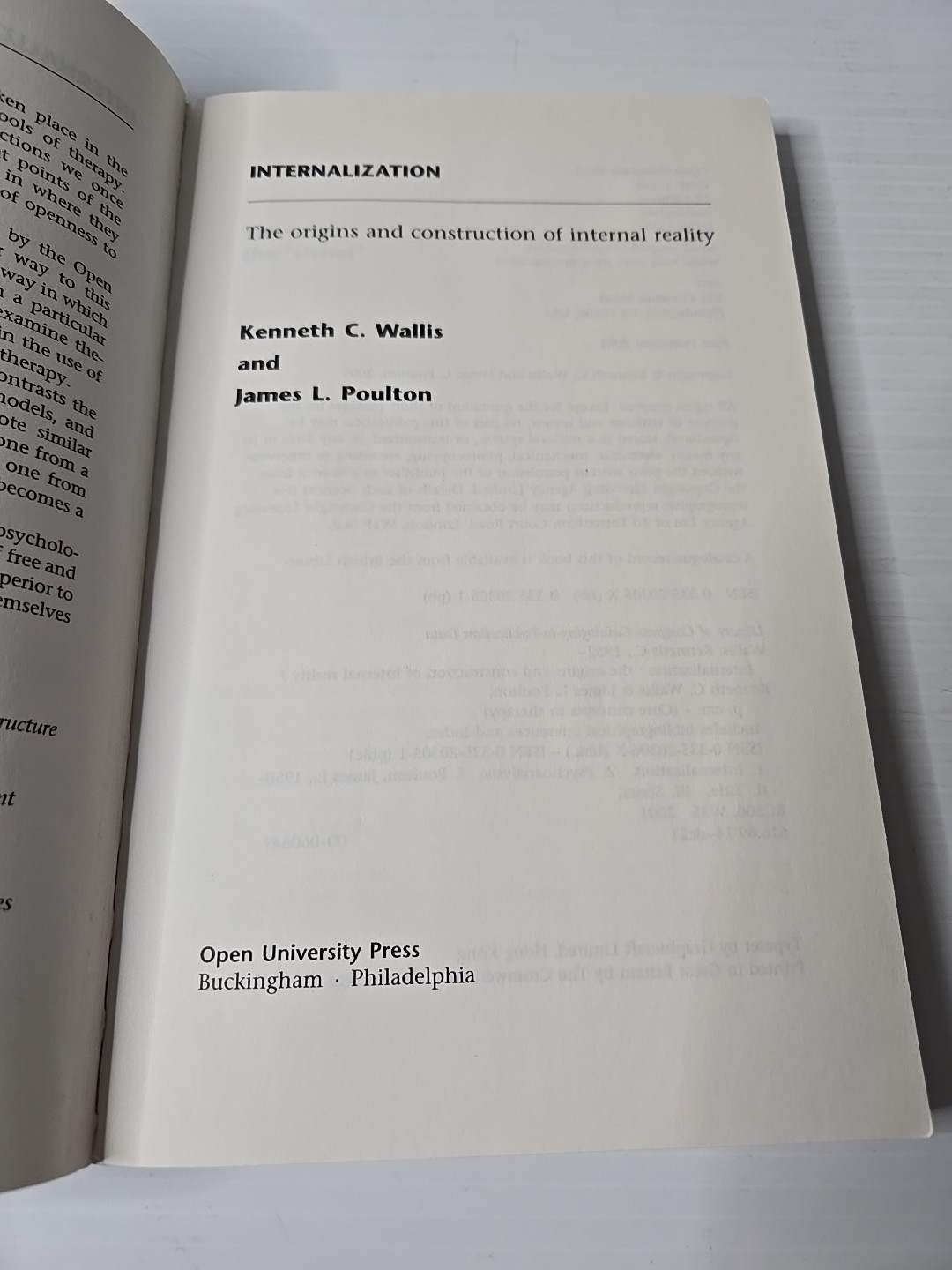 Internalization By Wallis & Poulton Paperback Book