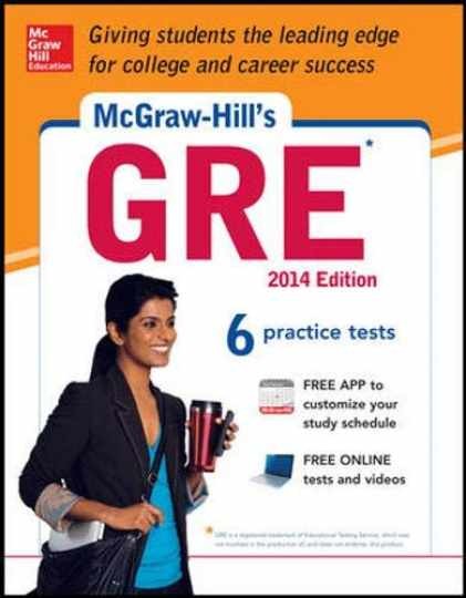 McGraw-Hill’s GRE, 2014 Edition: – Paperback, by Dulan Steven – Very Good