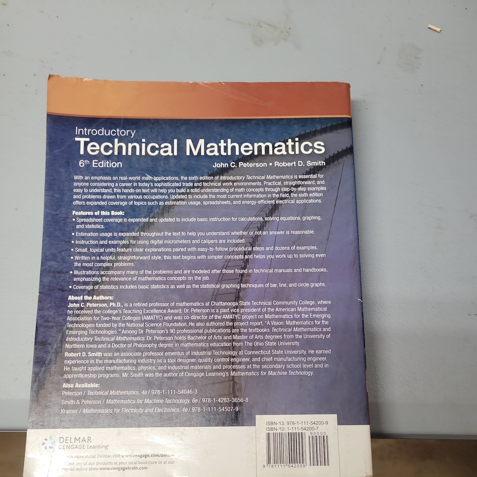 Introductory Technical Mathematics Paperback Robert D., Peterson,
