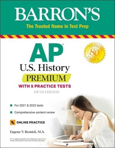 AP Us History Premium: With 5 Practice Tests by Eugene V Resnick: Used