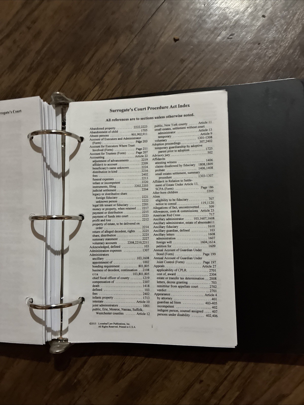 Surrogates Court Procedure Act & Estates Powers and Trusts Law of New York