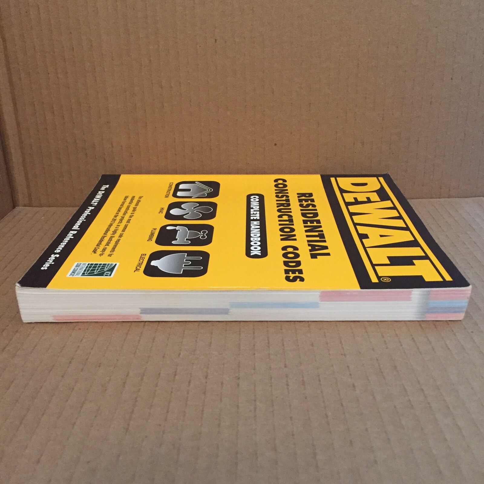 Dewalt Residential Construction Codes Complete Handbook 2013 Delmar TPB Fair+