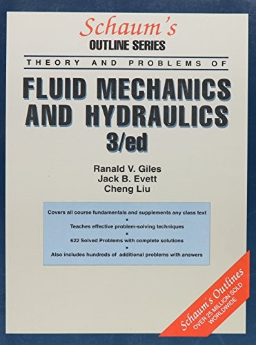 Fluid Mechanics and Hydraulics by Giles,Ronald