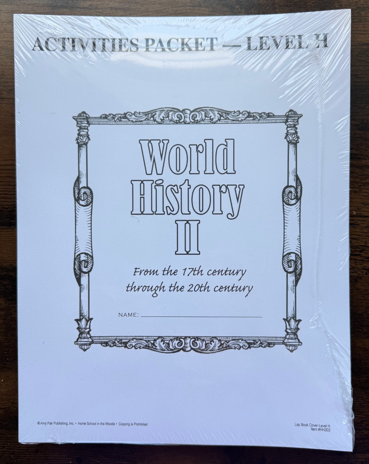 Sonlight World History Lap Book Kit – InquisiKids – NEW!! Homeschool Curriculum