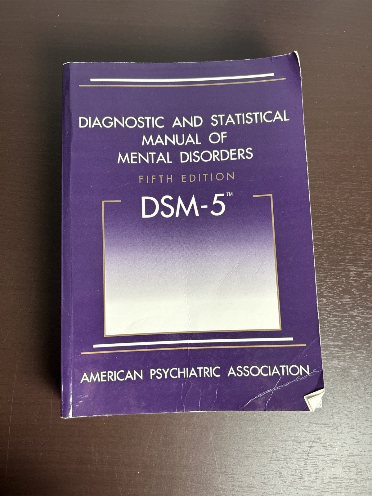 Diagnostic and Statistical Manual of Mental Disorders – DSM-5, Paperback 5th Ed.