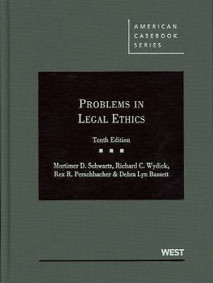 Problems in Legal Ethics; American Casebook – 9780314280497, Schwartz, hardcover