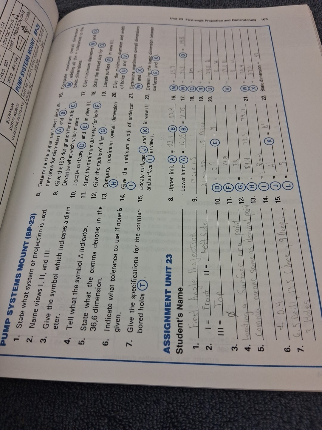 Basic Blueprint Reading And Sketching Delmar Publishers Dr C Thomas Book Used