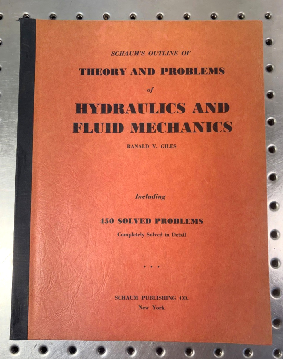 VNTG Theory and Problems of Hydraulics and Fluid Mechanics 1956 Ranald V. Giles