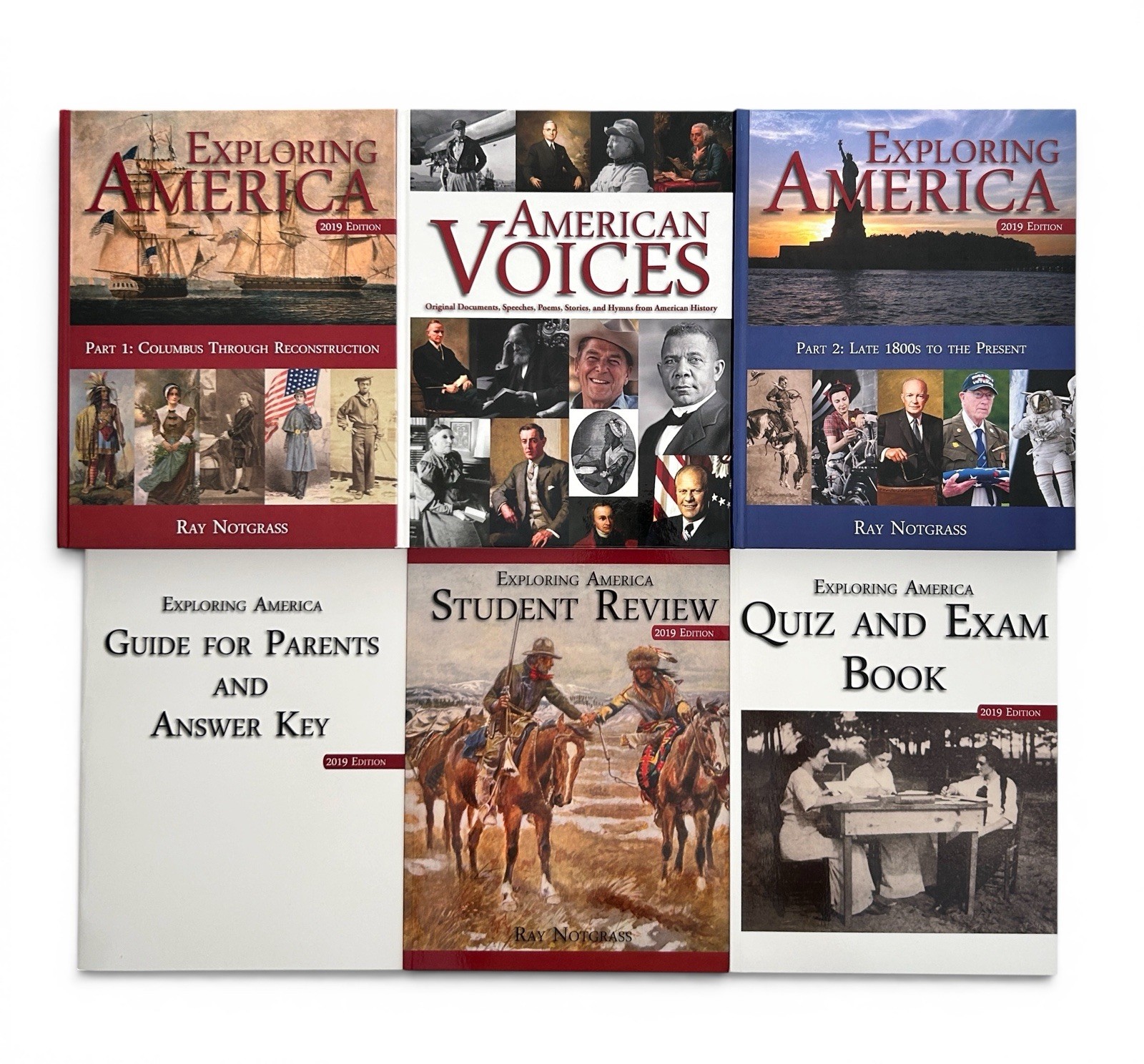 Exploring America 2019 Edition 6 Pc. Student Parent Curriculum Textbook Set NEW