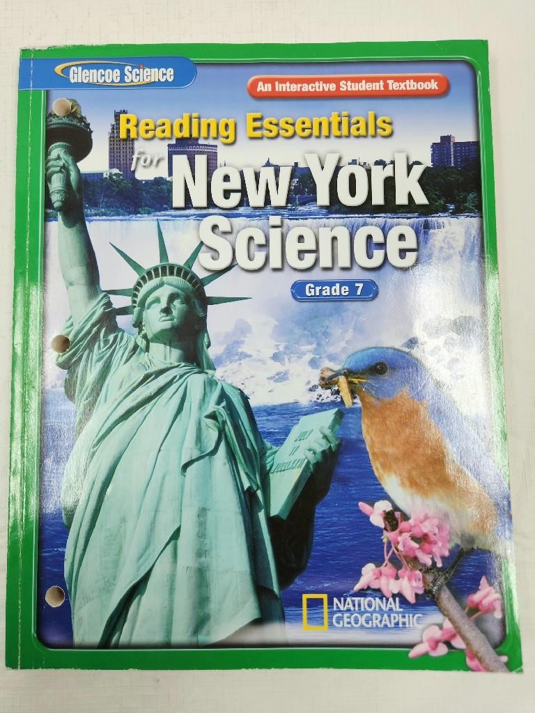 Glencoe Reading Essentials for New York Science Grade 7 Student Textbook