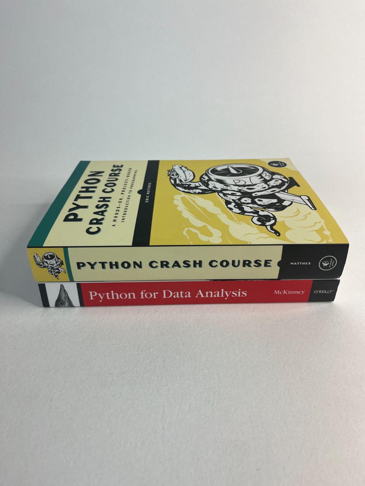 Python Crash Course & Python For Data Analysis By Eric Matthes & Wes Mckinney