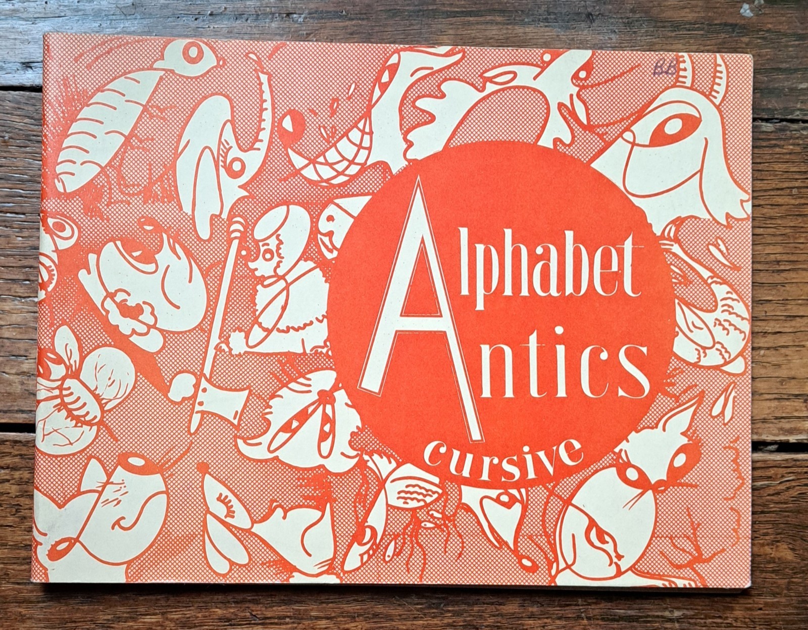 Vintage 1955 Alphabet Antics For Cursive Handwriting By Zaner- Bloser