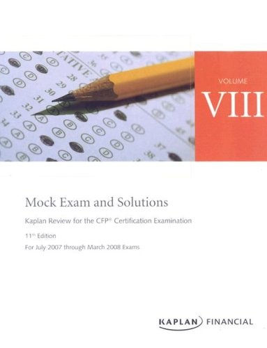 CFP Live Review Vol 8: Mock Exams 11E