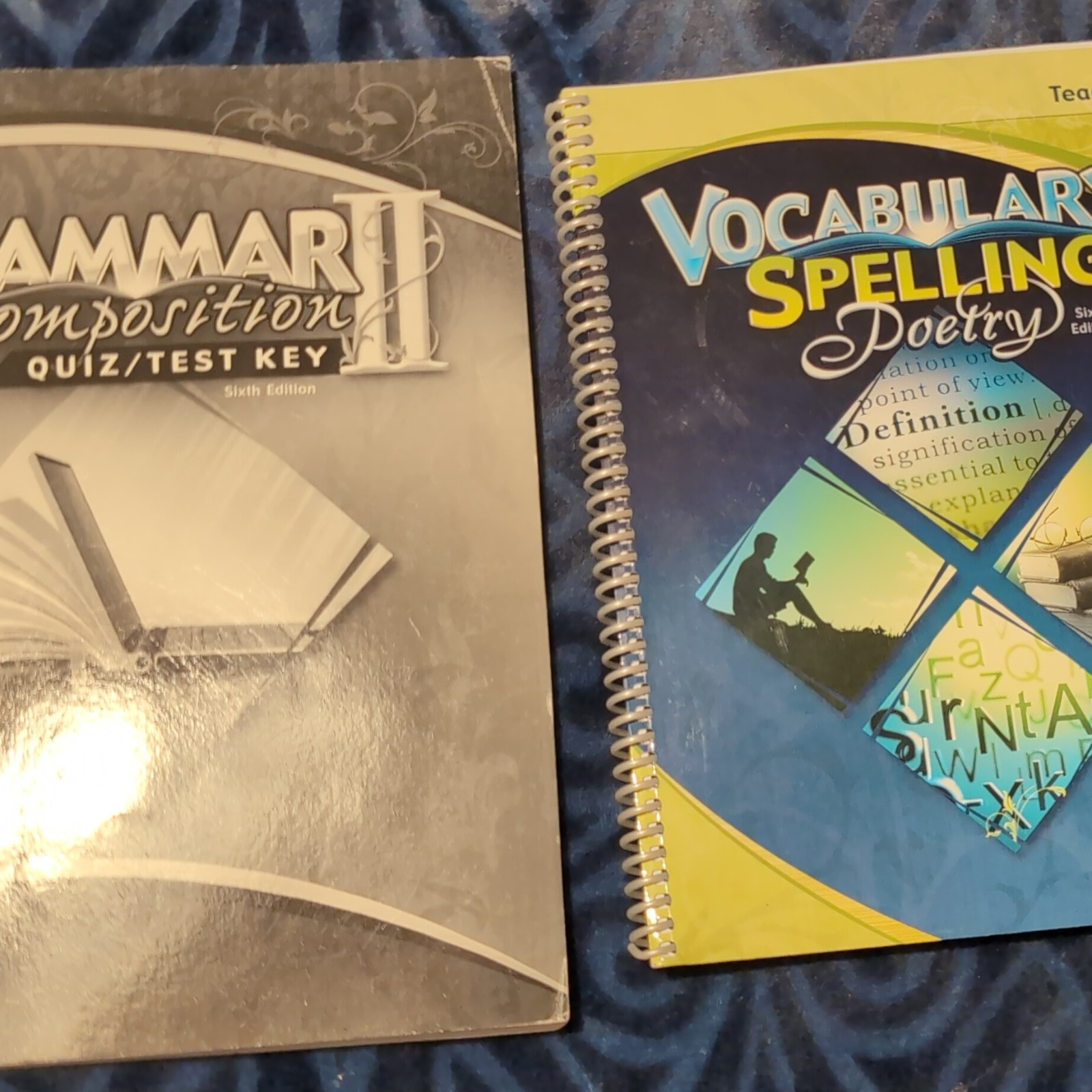 Abeka Grammar & Composition 2 II Vocabulary, Spelling & Poetry 2 II 6th Ed 2017