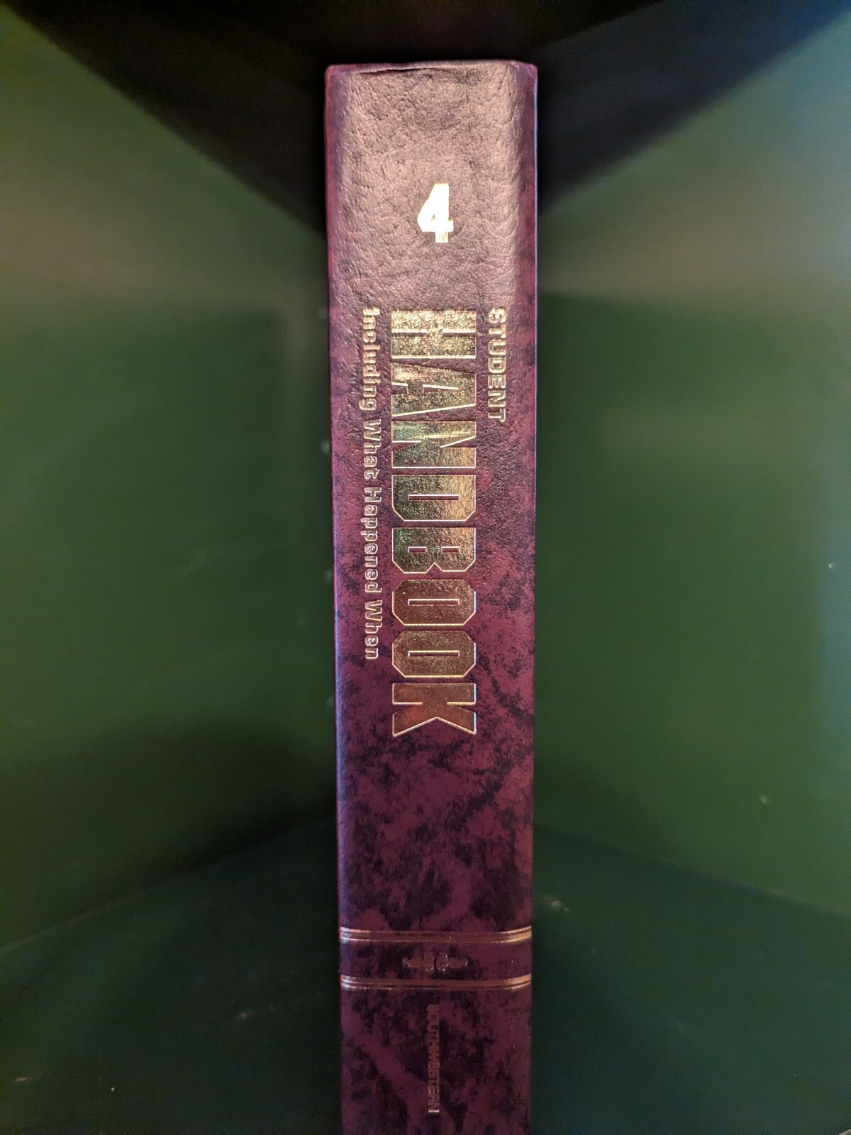 Hardcover Student Handbook College & University Edition Southwestern 1993 Vol 4