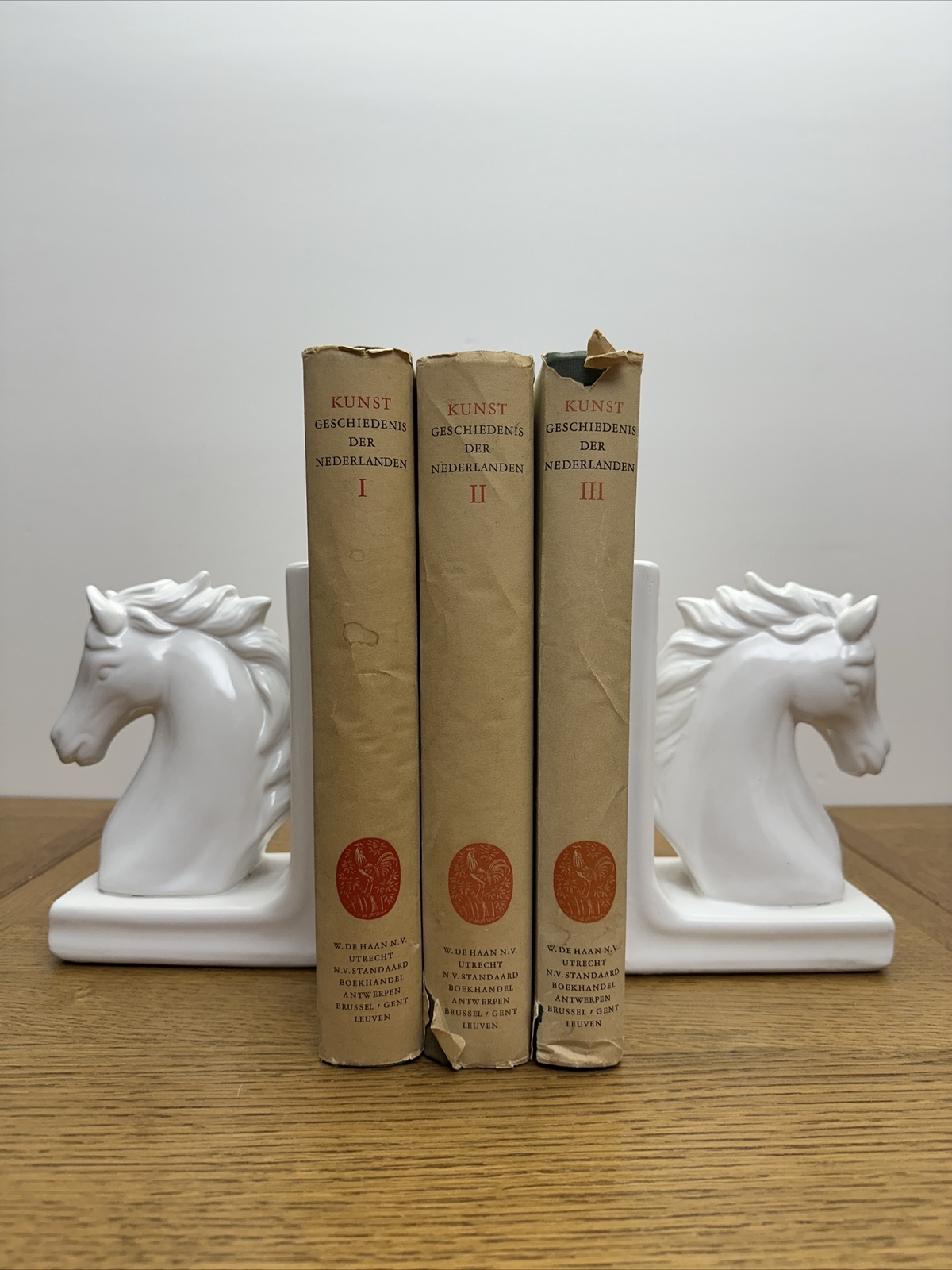 1843 Art History Of The Netherlands 3 Vtg Lot Kunst geschiedenis der nederlanden