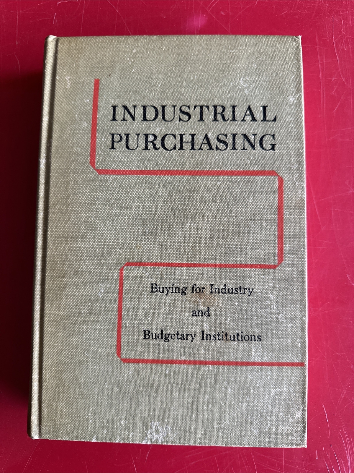 Industrial purchasing; buying for industry and budgetary institutions Westing, J