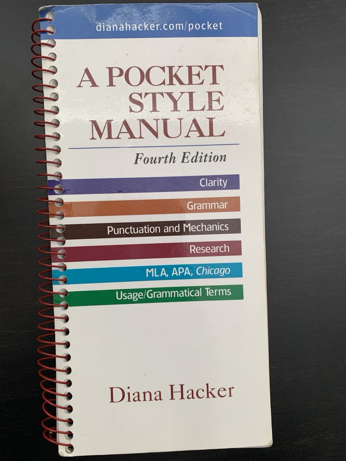 A Pocket Style Manual fourth Edition By Diana Hacker
