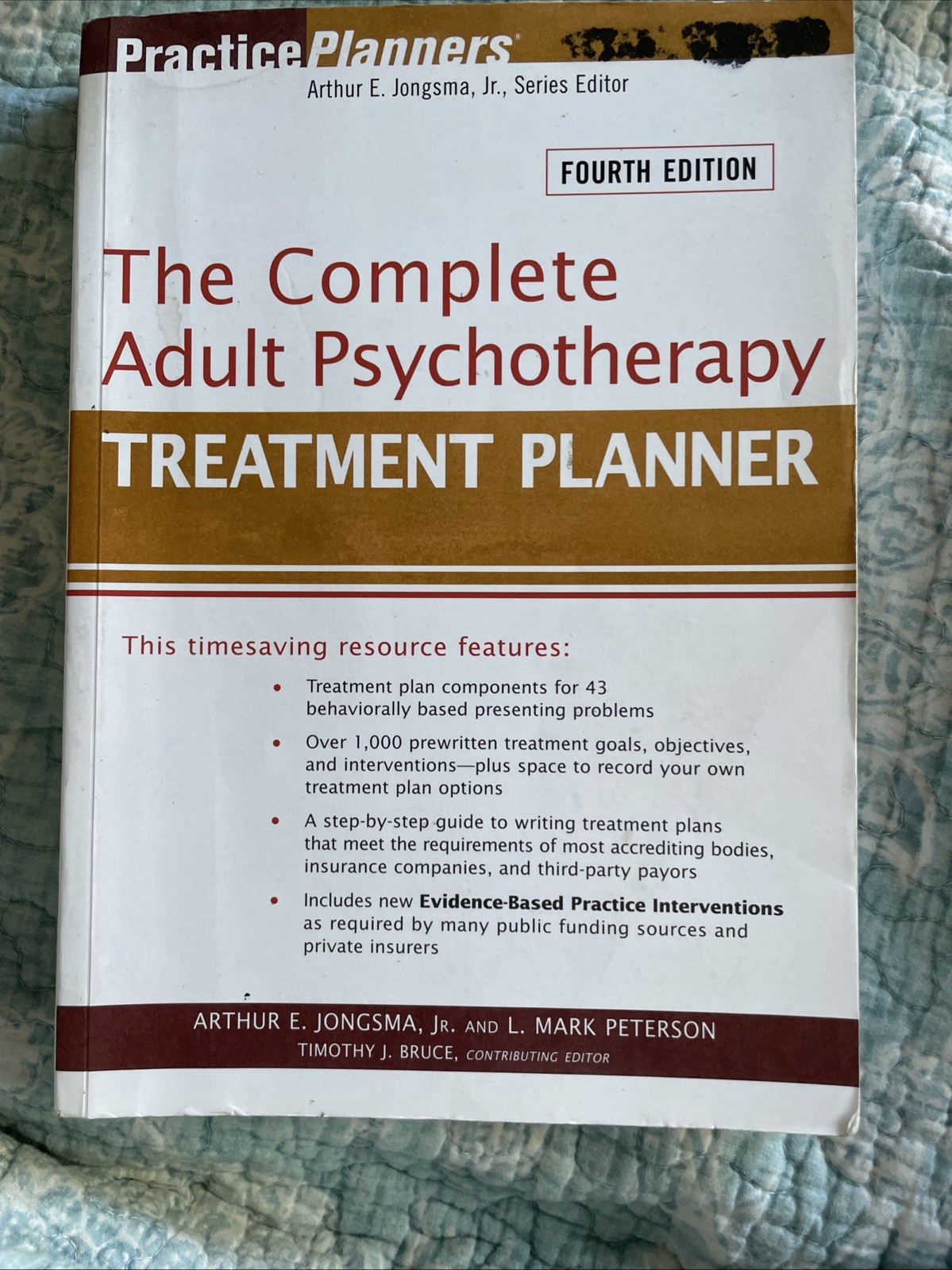 Practiceplanners Ser.: The Complete Adult Psychotherapy Treatment Planner by L.