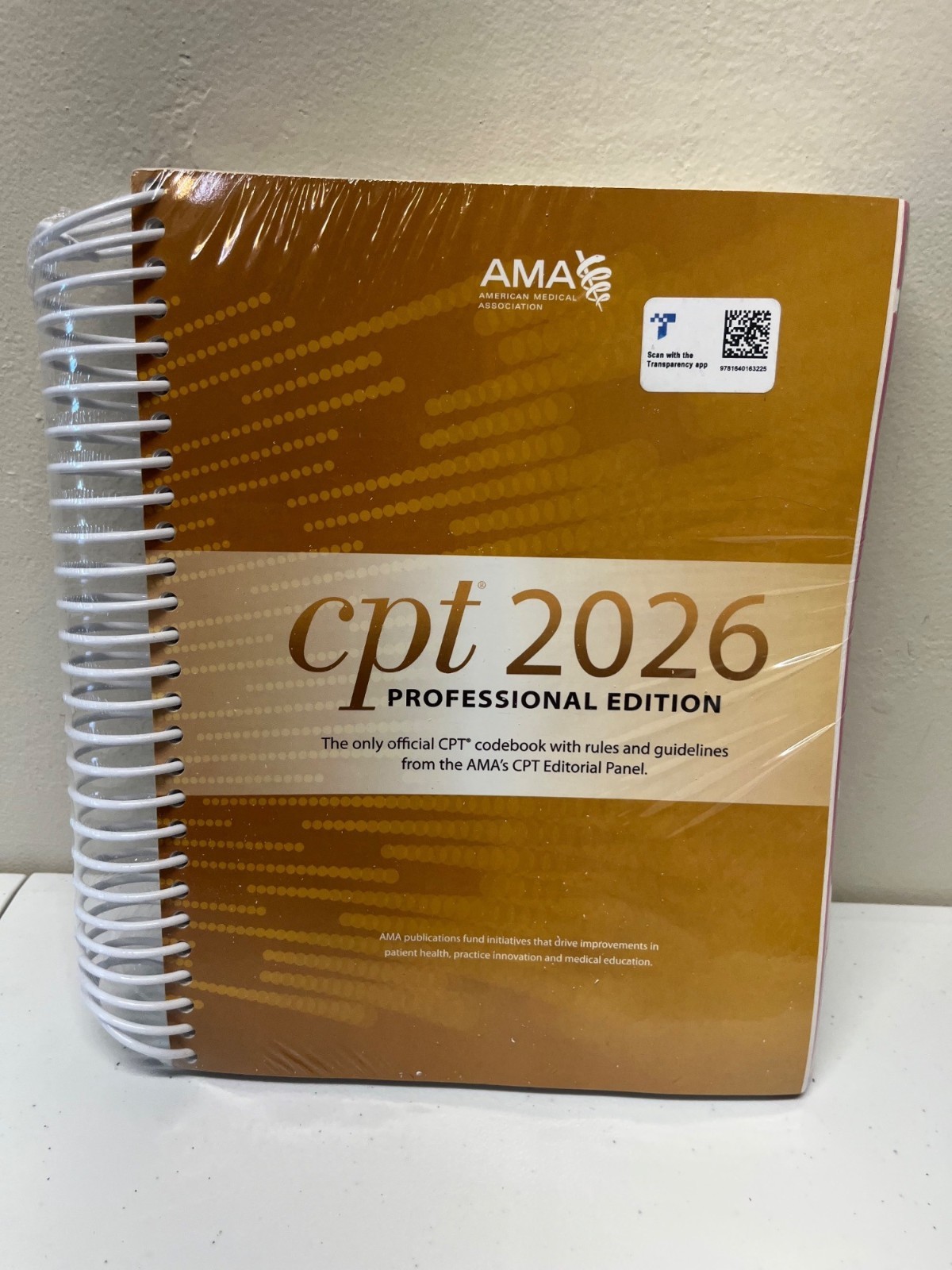 CPT Professional 2026 Edition by American Medical Association (2025, Spiral)