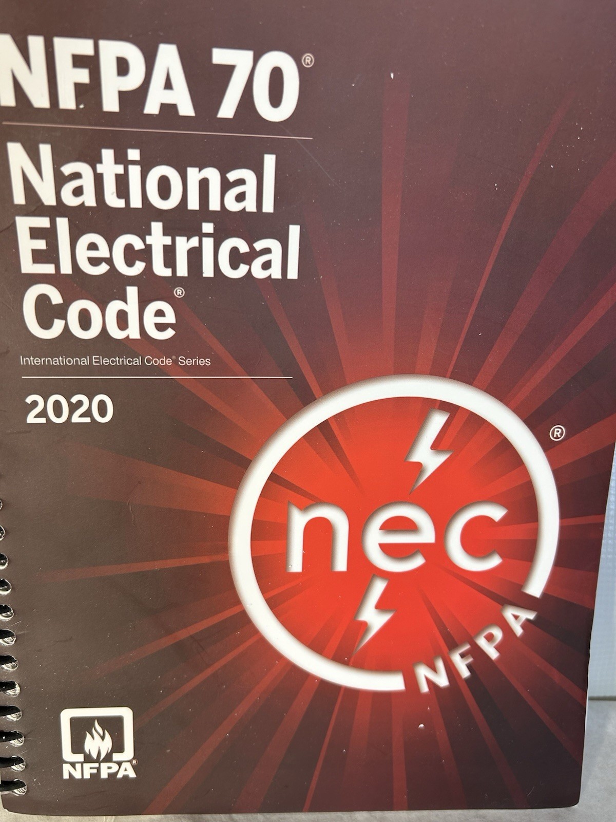 NFPA 70 National Electrical Code 2020 NEC 2020 Spiral USA Edition Free Ship