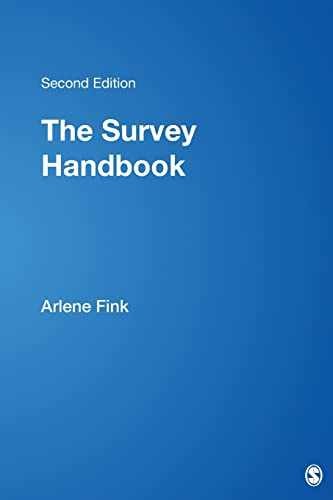 The Survey Handbook 2nd edition – Paperback, by Fink Arlene G. – Very Good
