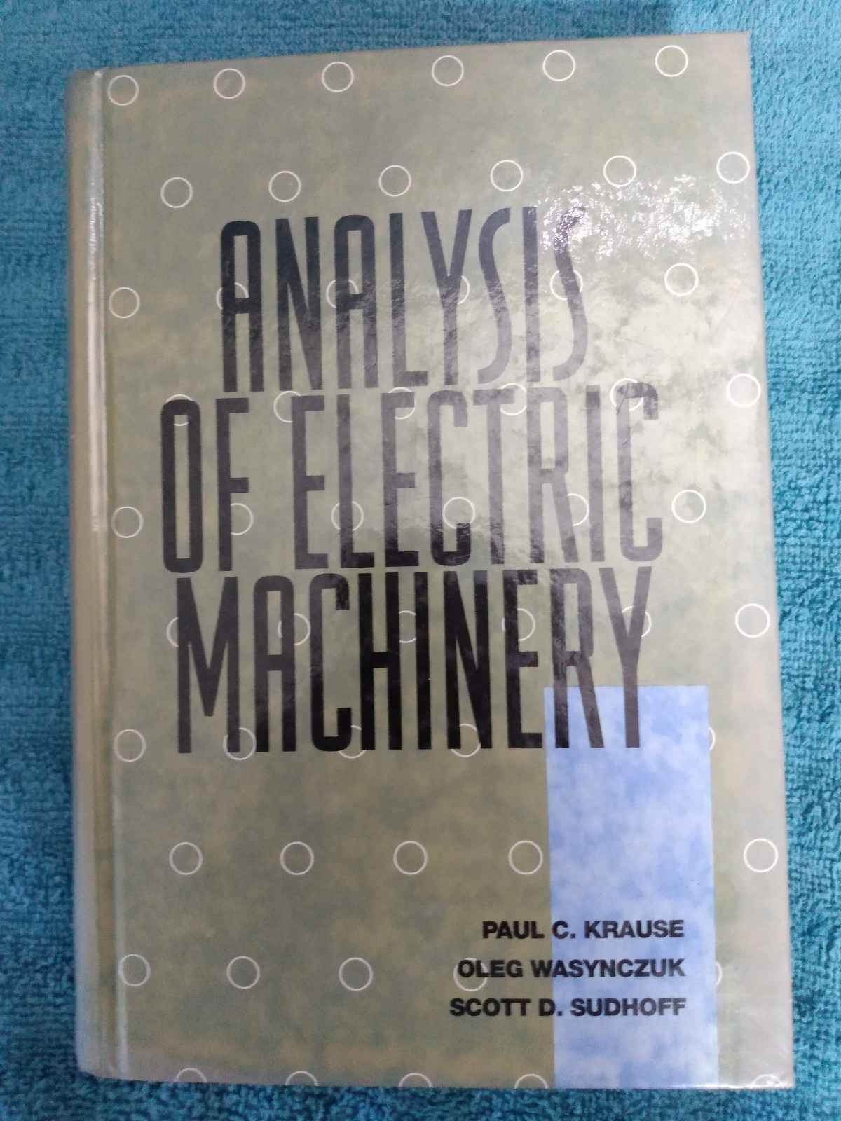 Analysis of Electric Machinery [IEEE Press Series on Power Engineering]