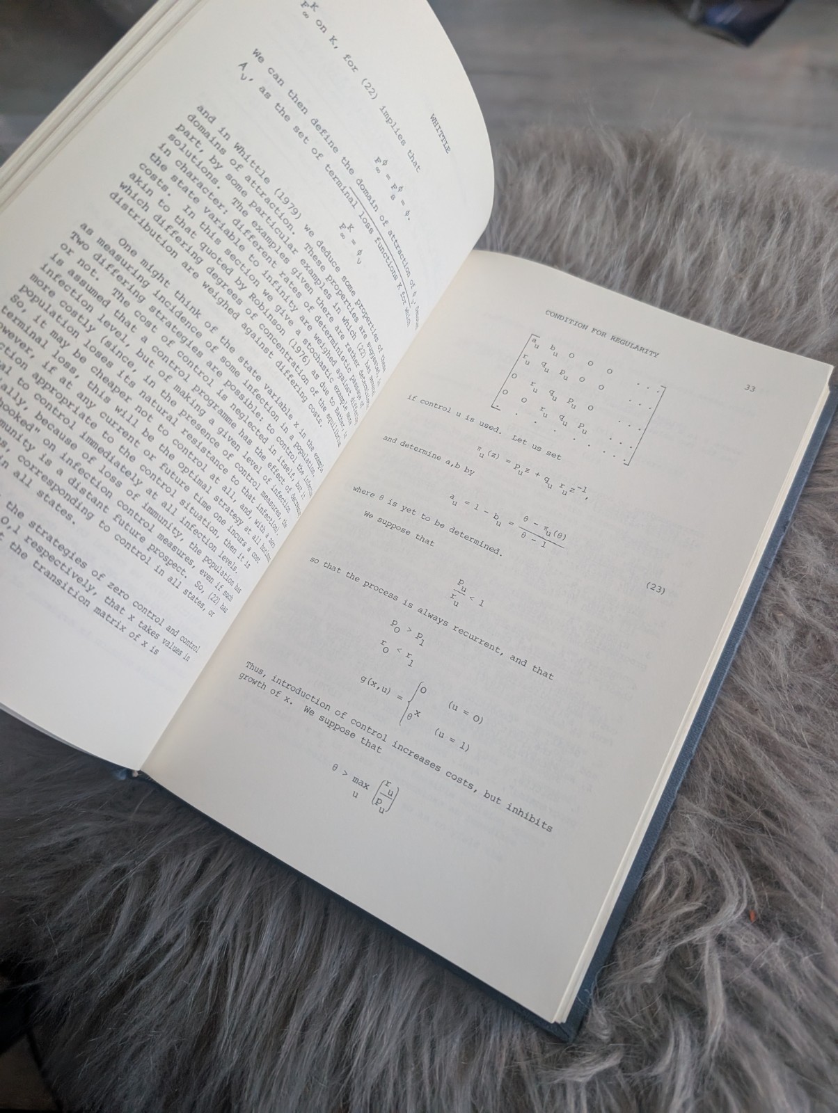 Recent developments in Markov decision processes 1980 Various Authors A35