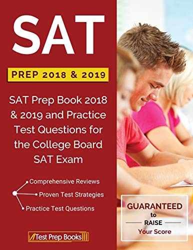 SAT Prep 2018 & 2019: SAT Prep Book – Paperback, by Test Prep Books – Very Good