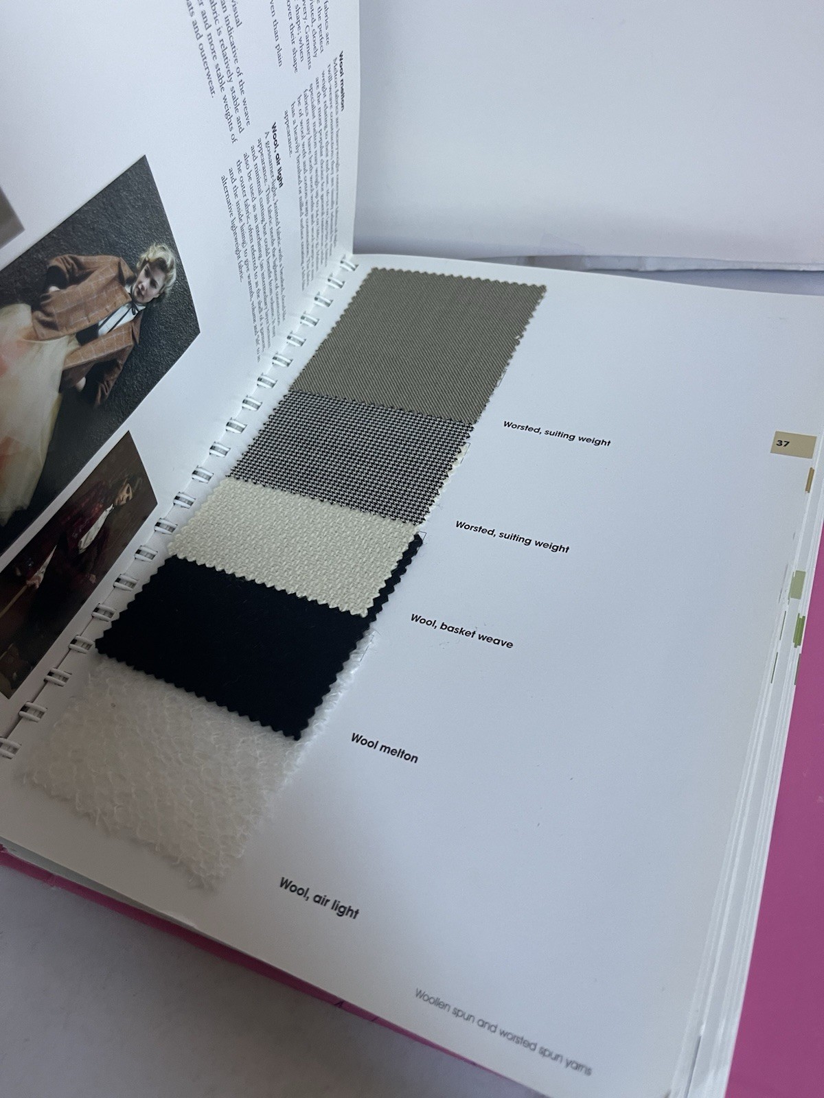 Fabric for Fashion : The Swatch Book, Second Edition Hardcover Spiral Bound 2014