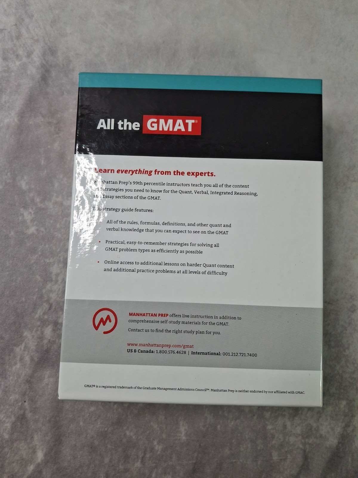 Manhattan Prep All The GMAT Strategy Guide Series (Quant, Verbal, IR/Essay)