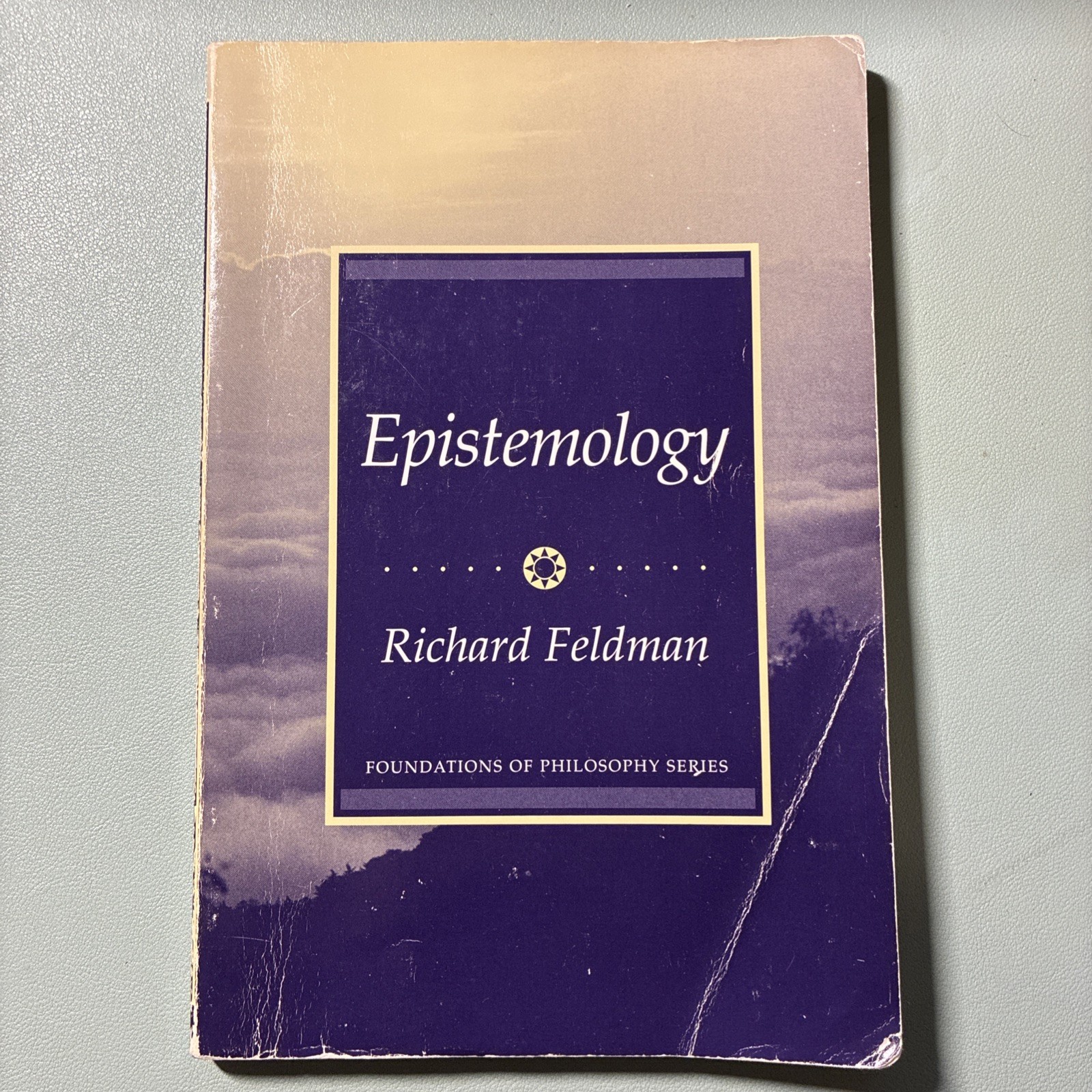 Epistemology by Richard Feldman Paperback Foundations of Philosophy