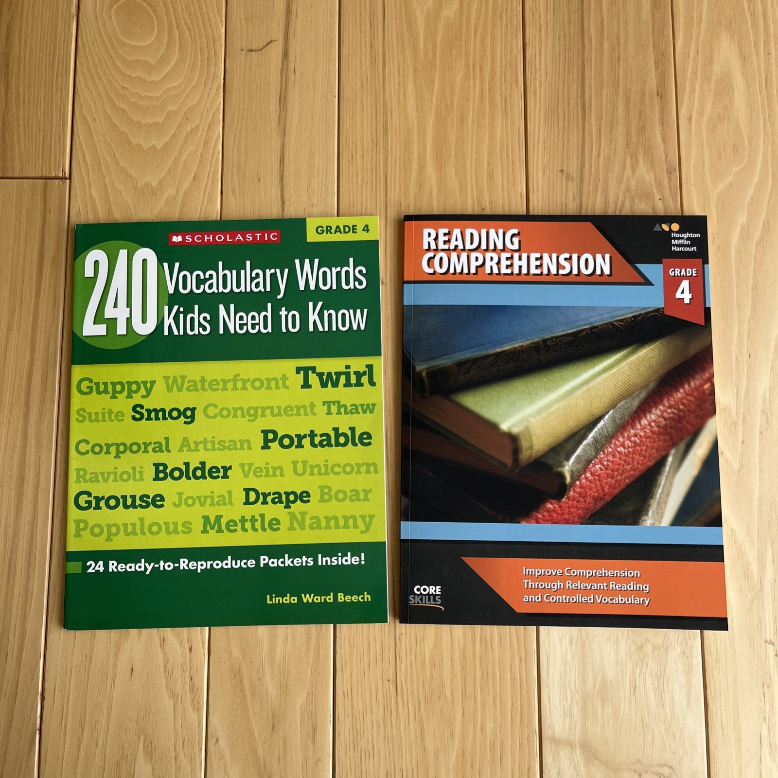 Core Skills Reading Comprehension Grade 4 & Scholastic 240 Vocab Words : NEW