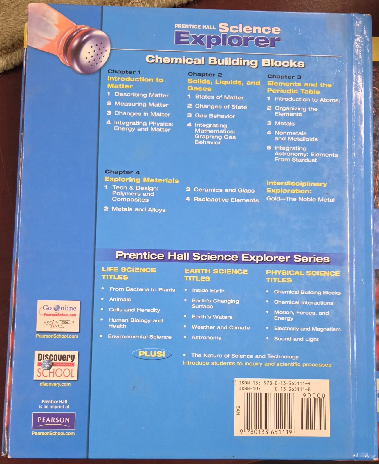 Science Explorer – Chemical Building Blocks by Prentice-Hall 2009